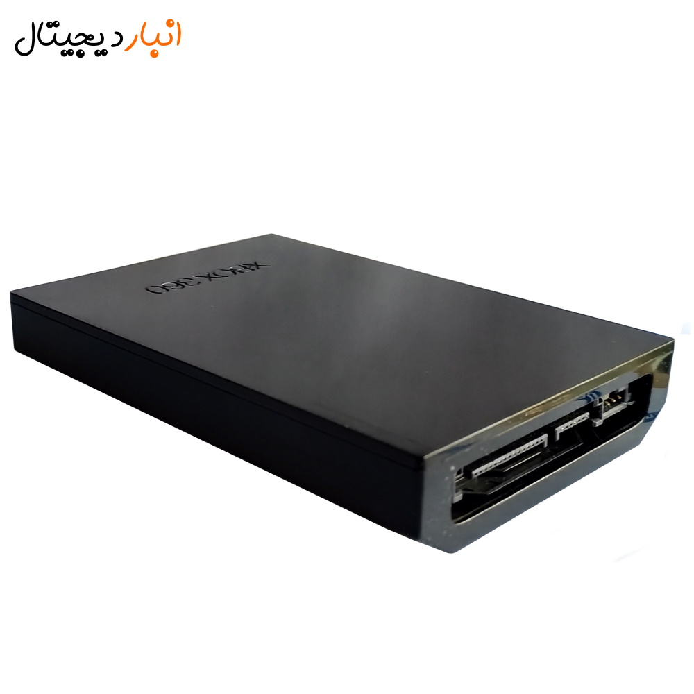 این قاب ها خالی بوده و داخل آن یک عدد هارد مخصوص کنسول ایکس باکس قرار داده و به کنسول xbox 360 متصل کرده و بازی هارا داخل هارد نصب می‌کنیم