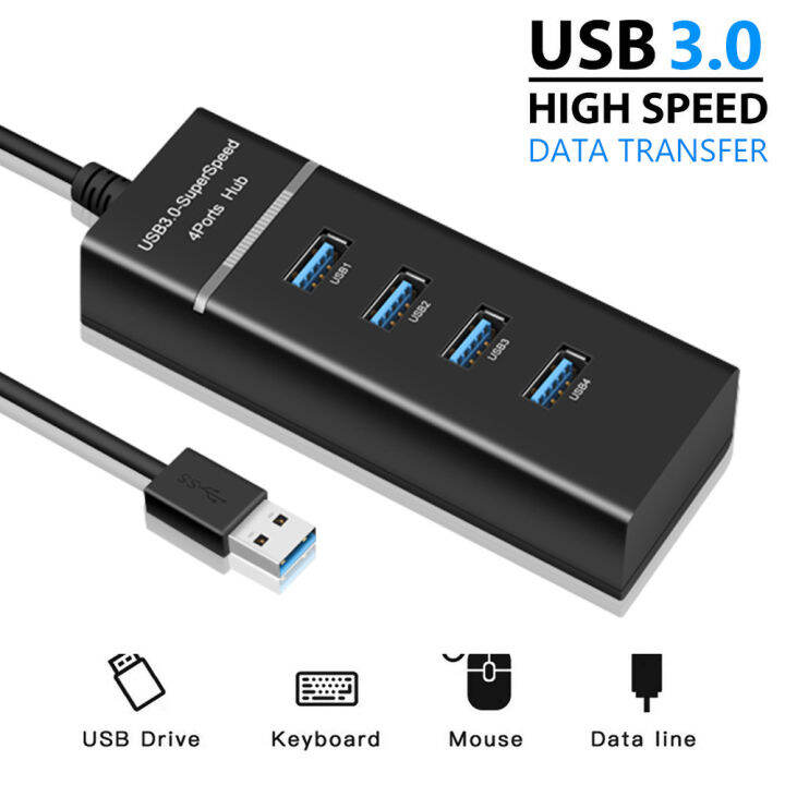  هاب USB3.0-SuperSpeed 4 Ports Hub 