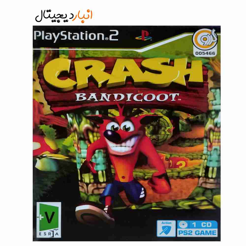  بازی ( کراش بندیکوت ) CRASH BANDICOOT پلی استیشنPS2 کد 005466