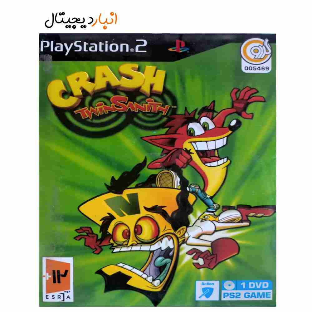  بازی ( کراش توئین‌سانیتی ) CRASH TWINSANITY پلی استیشنPS2 کد005469 