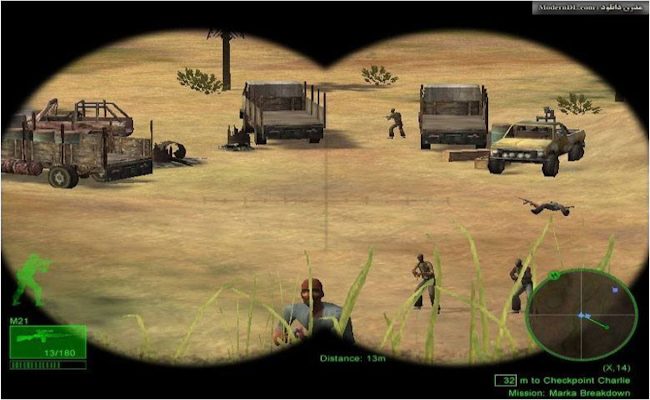  بازی (بلک هاگ)BLACK HAWK DOWN پلی استیشن PS2 لوح زرین