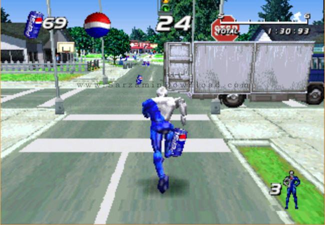  بازی (پپسی من) PEPSIMAN پلی استیشنPS1 کد 105211َََََََََA