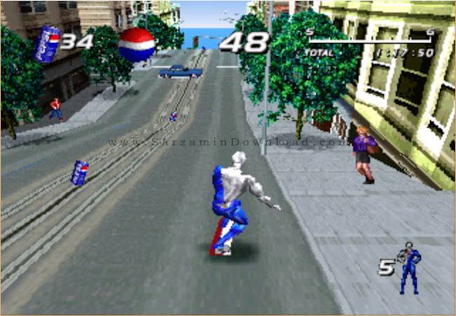  بازی (پپسی من) PEPSIMAN پلی استیشنPS1 کد 105211َََََََََA