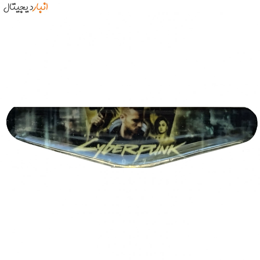  برچسب لایت بار دسته پلی استیشن ps4 طرح CYBER PUNK 