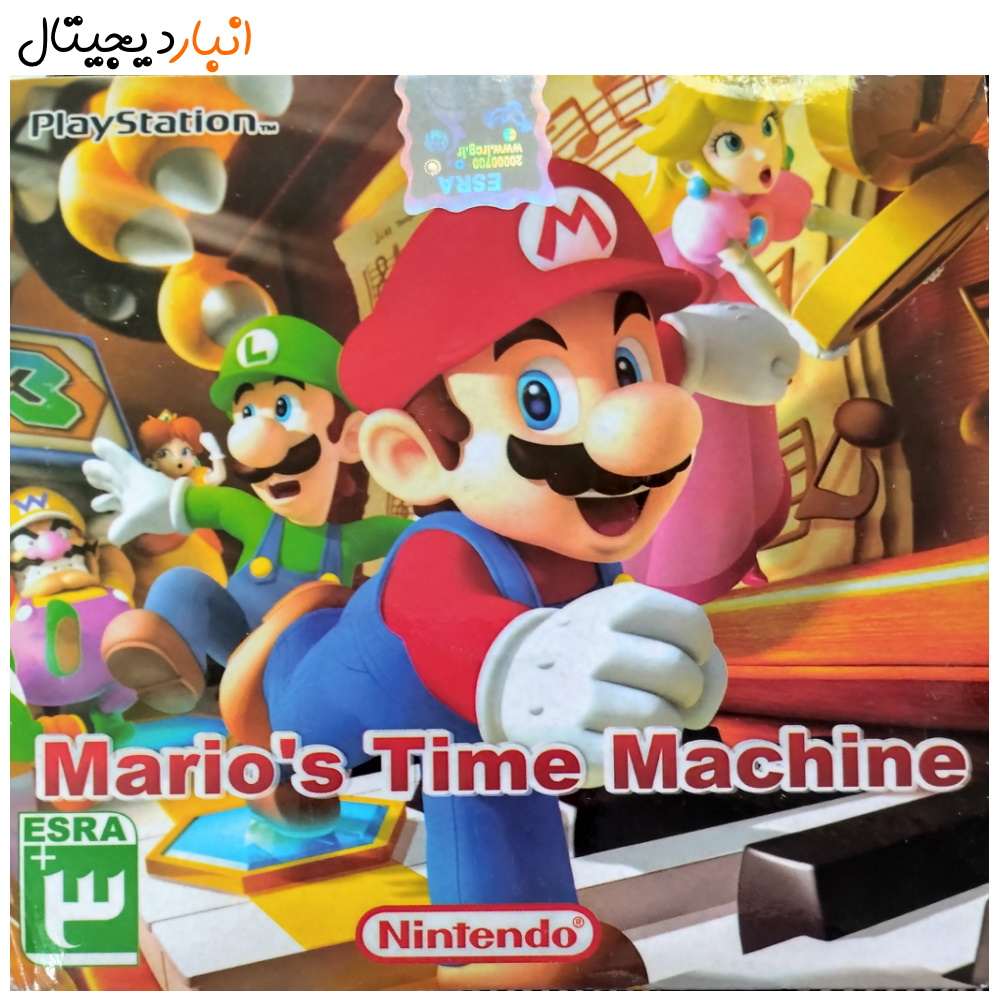  بازی ( ماریو )Mario`s Time Machine پلی استیشن PS1  لوح زرین