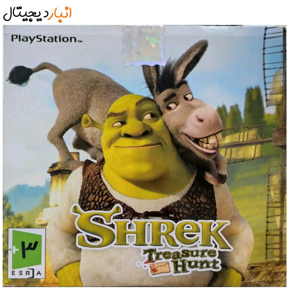  بازی ( شرک)SHREK Treasure Huntپلی استیشنPS2لوح زرین 