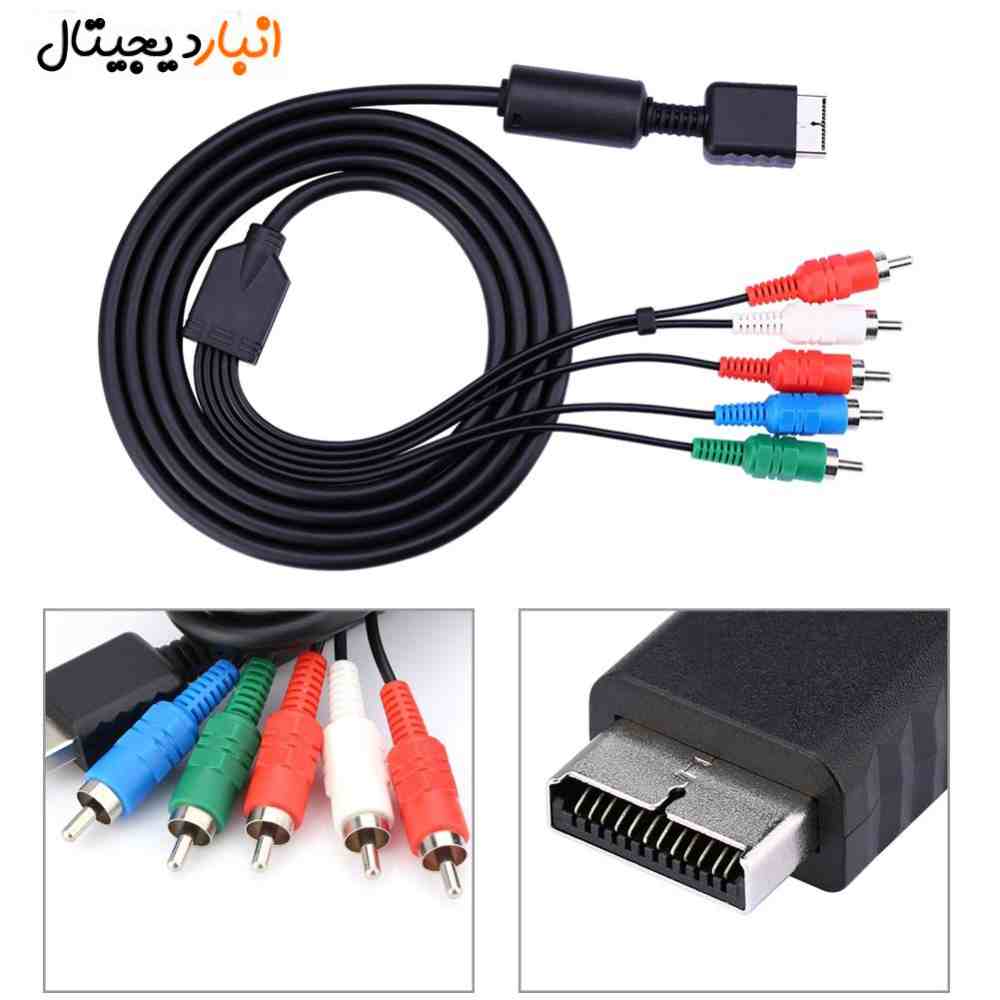  کابل کامپوننت 5 فیش PS2, PS3 