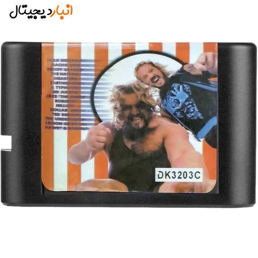  بازی کشتی کج سگا DK3203C WRESTLE MANIA 