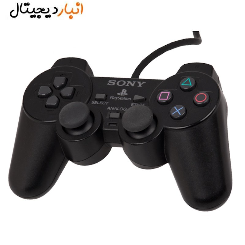 دسته بازی دوال شاک 2 کابل ابریشمی پلی استیشن 2