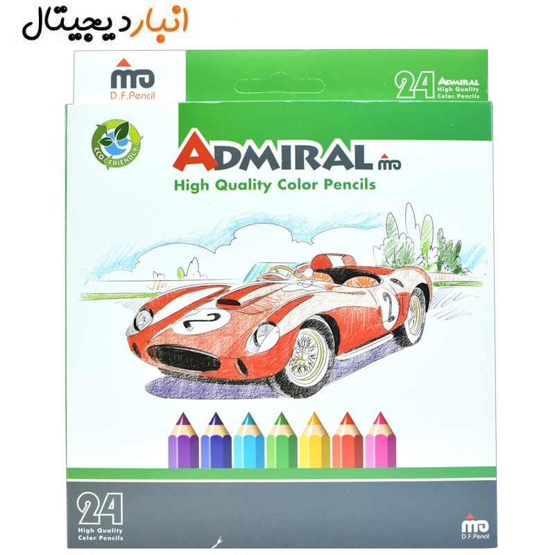  مداد 24 رنگ آدمیرال