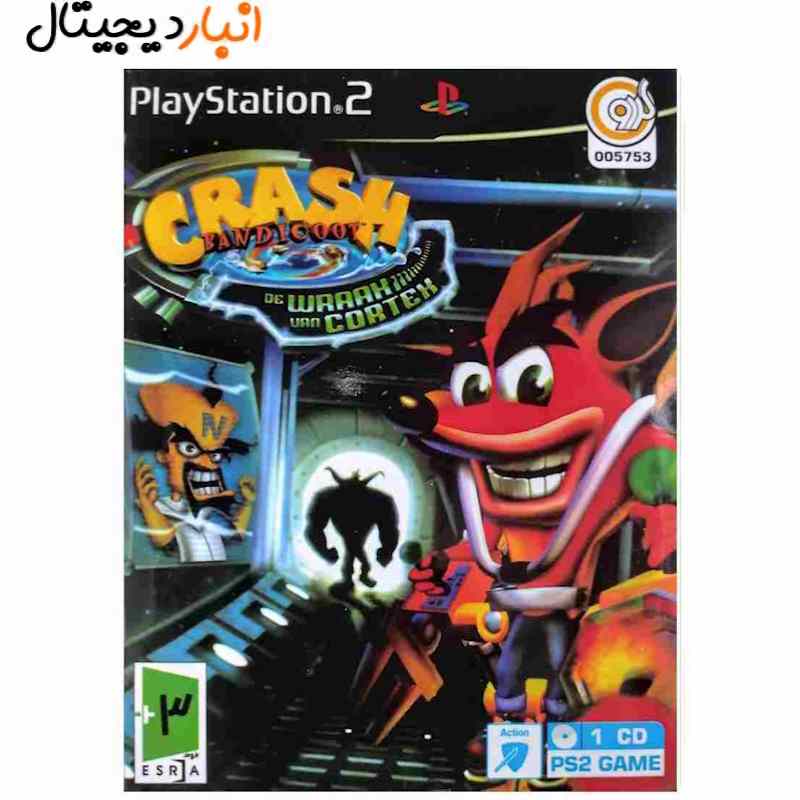  بازی PS2 CRASH CORTEX 