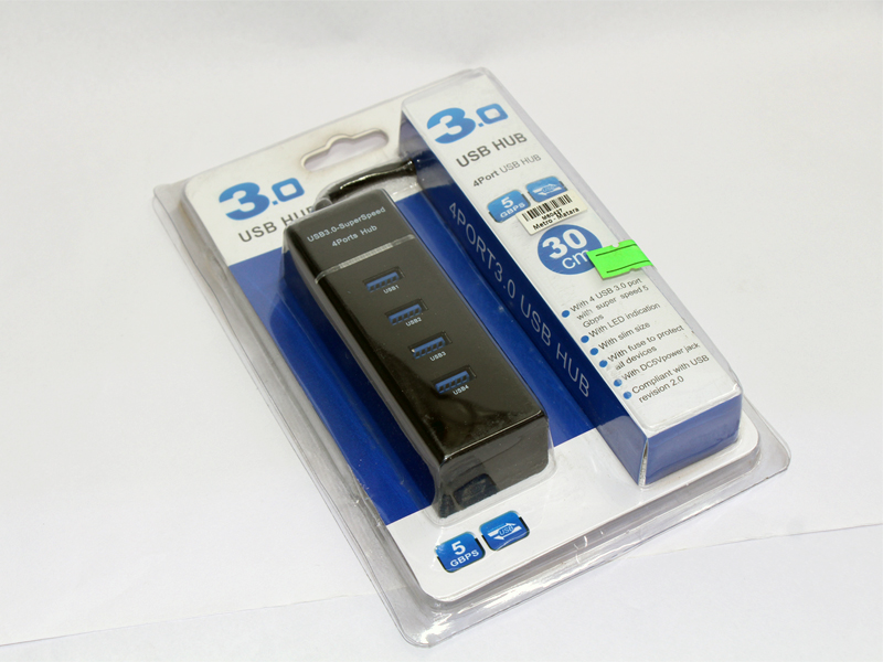  هاب USB3.0-SuperSpeed 4 Ports Hub 