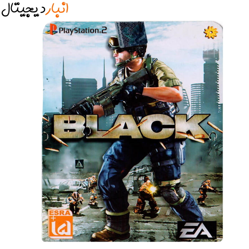  بازی BLACK پلی استیشن PS2 لوح زرین