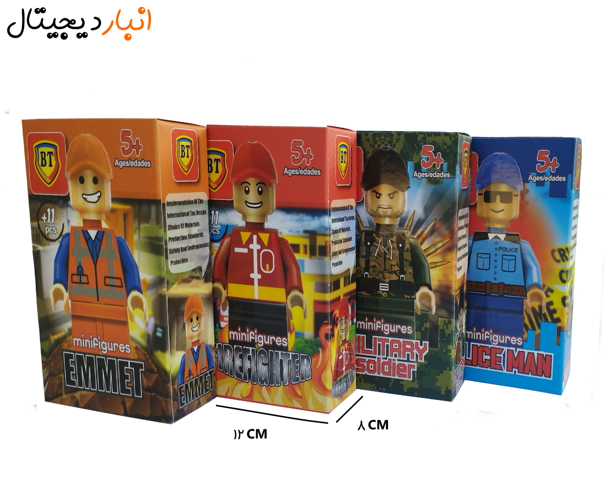  ساختنی مینی فیگور EMMET مدل BT-9003