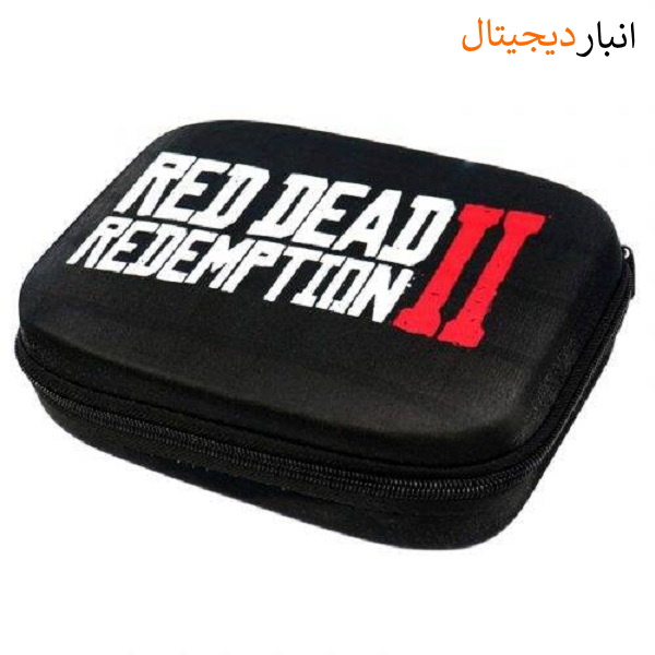  کیف دوبل دسته ps4 طرح مشکی RED DEAD REDEMPTION II