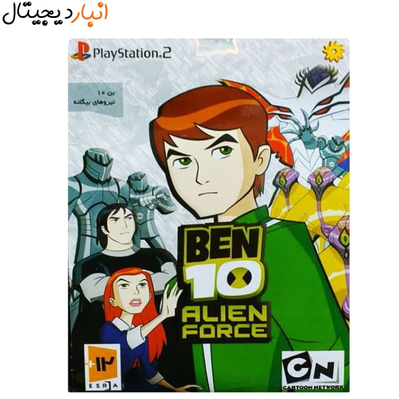  بازی BEN 10 ALIEN FORCE پلی ستیشن PS2 لوح زرین