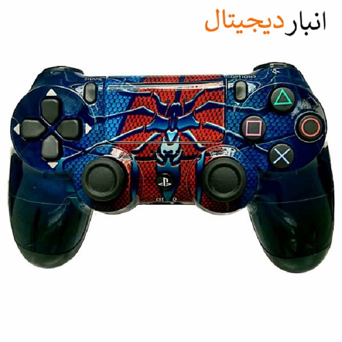  دسته بازی ps4 طرح SPIDERMAN BLUE