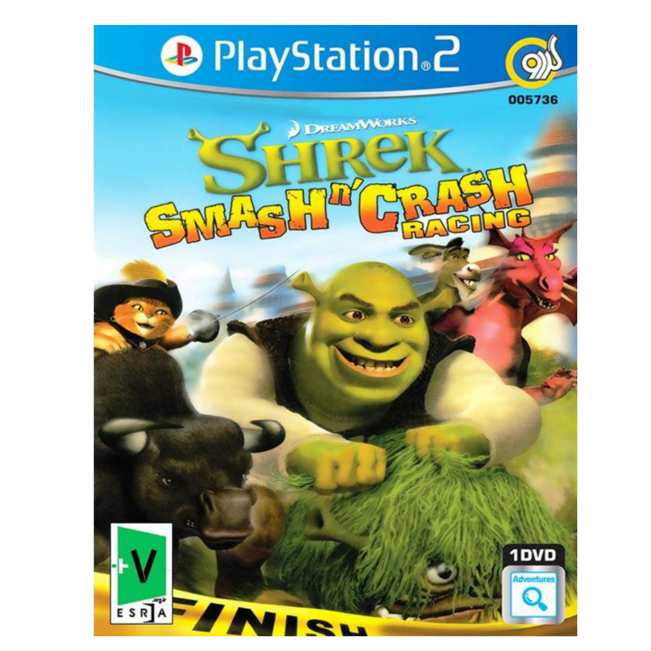  بازی SHREK SMASH CRASH RACING مخصوص PS2