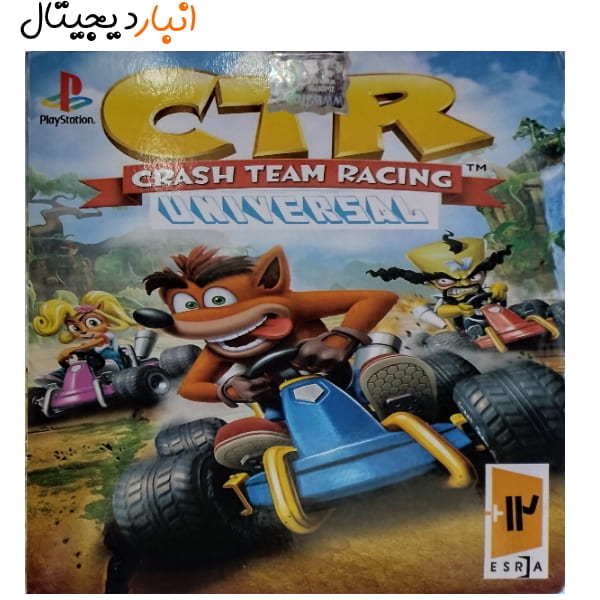  بازی (کراش ماشین ) CRASH TEAM RACINGپلی استیشنPS1 لوح زرین