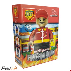 ساختنی مینی فیگور FIREFIGHTER مدل BT-9002