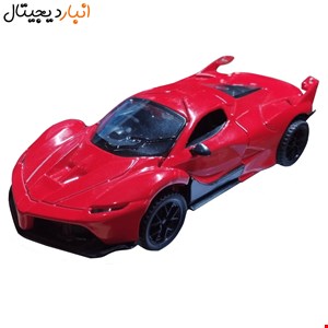  ماشین فلزی عقب کش دربازشو Ferrari FXX-K قرمز