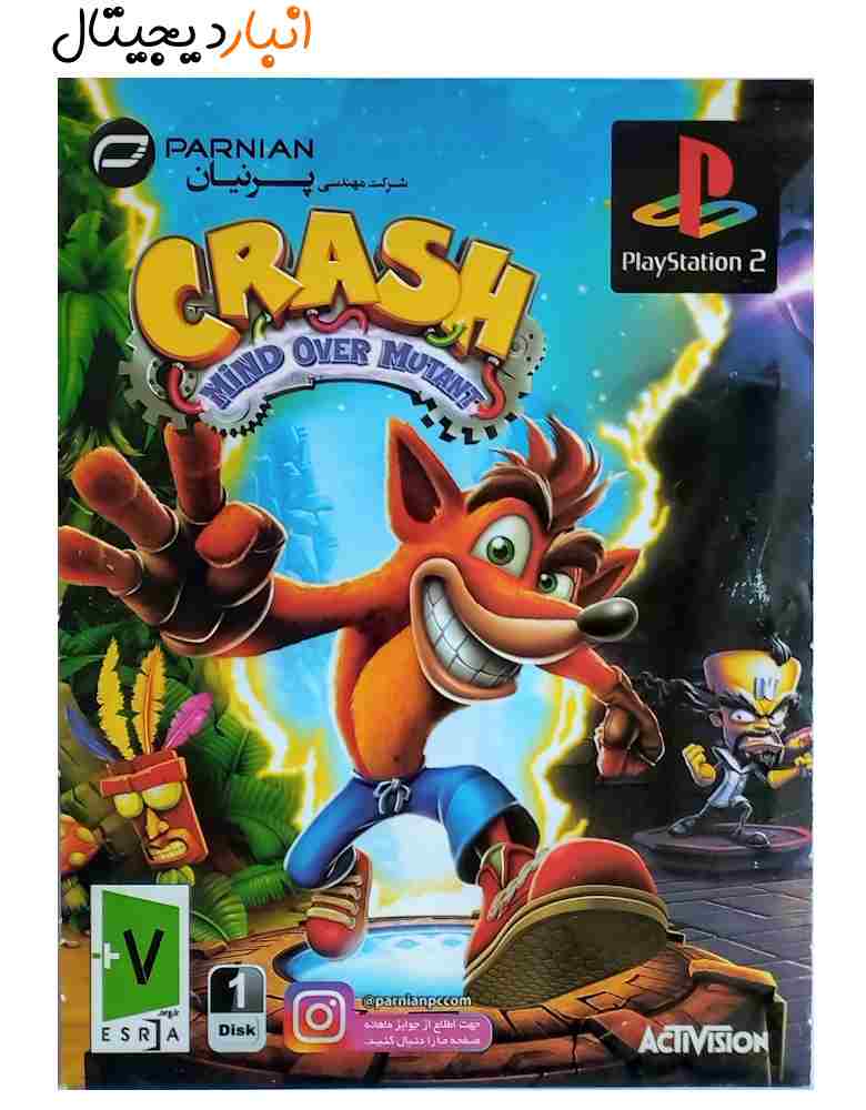 CRASH MIND OVER MUTANT GAME PS2 PARNIAN