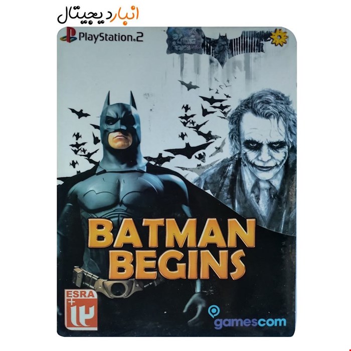 بازی (بتمن بگنز) BATMAN BEGINS پلی استیشن PS2 لوح زرین