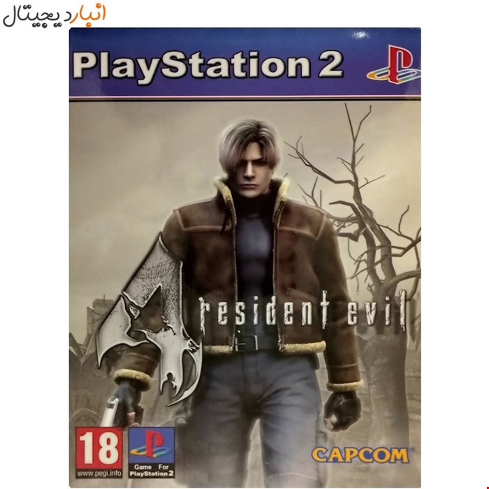 بازی (رزدنت اویل)RESIDENT EVIL 4 پلی استیشنPEGI PS2
