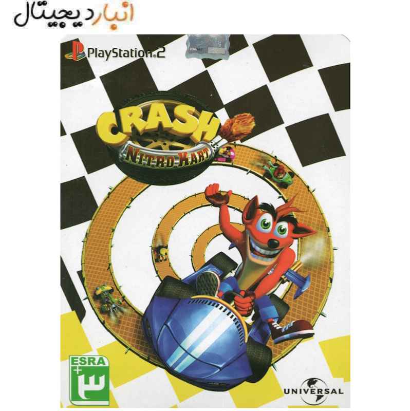 بازی کراش نیترو کارت PS2 لوح زرین کد 020068