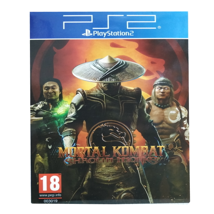 MORTAL KOMBAT SHAOLIN MONKS game PlayStation 2 code 003019