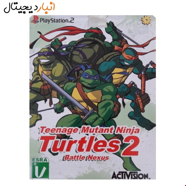 بازی TURTLES 2 Battle Nexus پلی استیشن PS2 لوح زرین