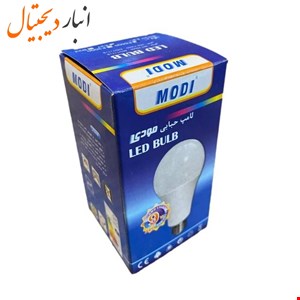 لامپ LED حبابی 9 وات پایه E27 مهتابی MODI مدل MD1209