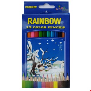 مداد رنگی 12 رنگ RAINBOW مدل RB-012M