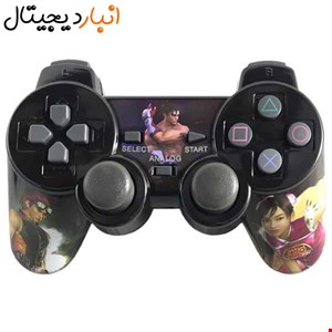 دسته بازی وایرلس پلی استیشن 2و1طرح تکن