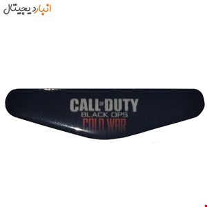 برچسب لایت بار دسته پلی استیشن ps4 طرح CALL OF DUTY COLD WAR