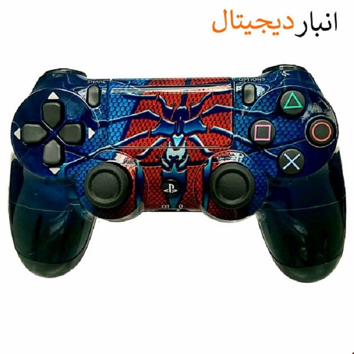 دسته بازی ps4 طرح SPIDERMAN BLUE