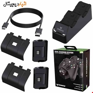 پایه شارژ دوبل دسته XBOX سری X,S مدل W20X504-01 مشکی